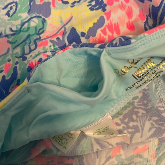 {Lilly Pulitzer} Luxletic Weekender Cropped Leggings - Mermaid Cove - Picture 9 of 13